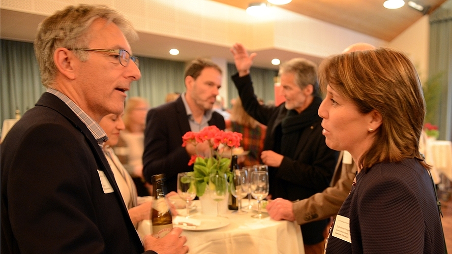 Gemeindepräsidentin Gabriela Noser Fanger, Ottenbach, und Gemeindepräsident René Kälin, Mettmenstetten.
