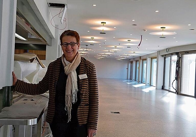 Da werde sie gerne einkehren, wenn sie pensioniert sei: ­Seewadel-Leiterin Verena Feller freut sich aufs Restaurant.