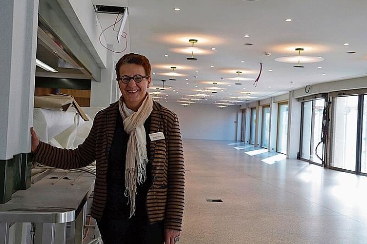 Da werde sie gerne einkehren, wenn sie pensioniert sei: ­Seewadel-Leiterin Verena Feller freut sich aufs Restaurant.
