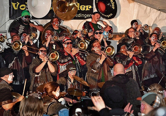 Für viele Aktive, darunter auch die Hedinger Guggenmusik Vollgashöckler, ist die Fasnacht fester Bestandteil der lokalen Kultur. (Bild Vollgashöckler Hedingen)