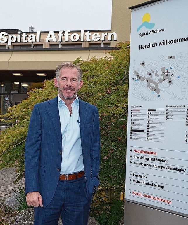 Stefan Gyseler, VR-Präsident des Spitals Affoltern: «Bei der Erarbeitung der ‹Alters- und Gesundheitsstrategie für den Bezirk Affoltern› hat sich gezeigt, dass die Spitalzukunft für alle Beteiligten eine wichtige Rolle spielt.» (Bild Thomas 