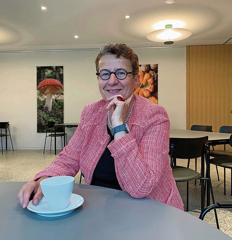 Sie war nicht zum letzten Mal im «Seewadel»-Restaurant: die abtretende Leiterin Verena Feller. (Bild Livia Häberling)