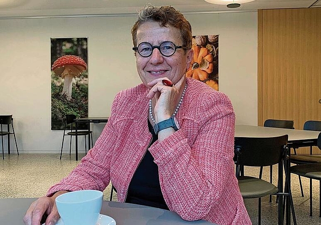 Sie war nicht zum letzten Mal im «Seewadel»-Restaurant: die abtretende Leiterin Verena Feller. (Bild Livia Häberling)