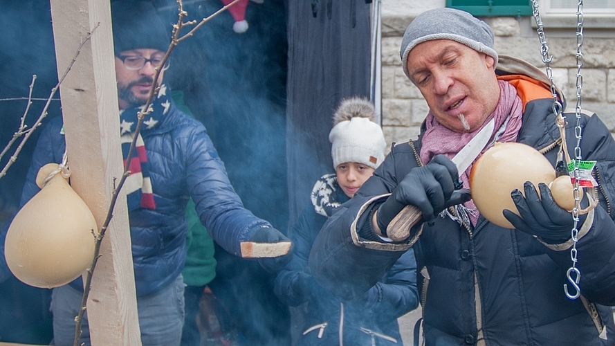 Italienische Lebensfreude und Spezialistäten gab es beim Stand von Säuliämtlern mit neapolitanischen Wurzeln.