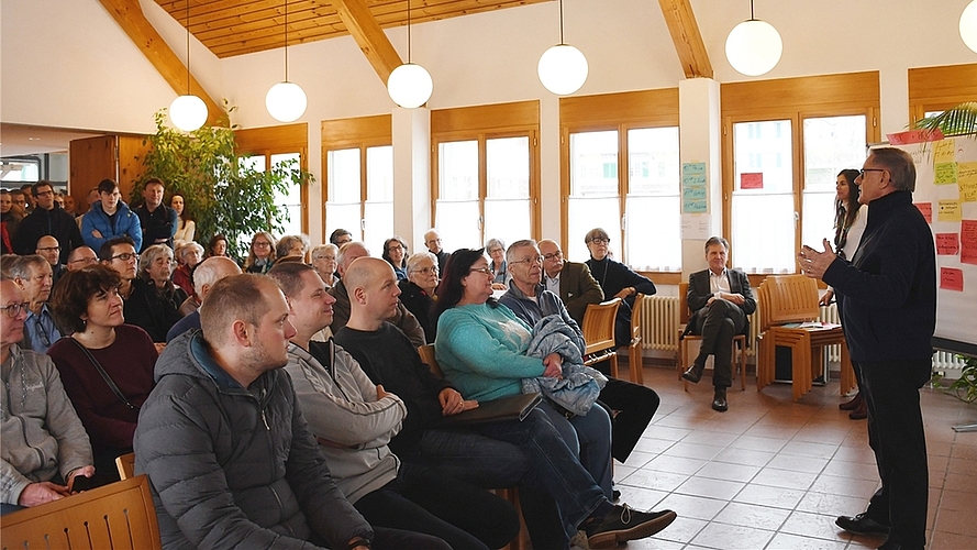 Am Schluss bedankte sich Gemeindepräsident Erwin Leuenberger bei den Teilnehmenden für ihr Engagement.<em/> Am Schluss bedankte sich Gemeindepräsident Erwin Leuenberger bei den Teilnehmenden für ihr Engagement.<em/>