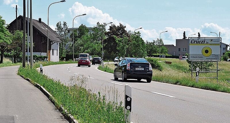 Im Bereich der Liegenschaft vorne links beim Dorfeingang in Hedingen kam 