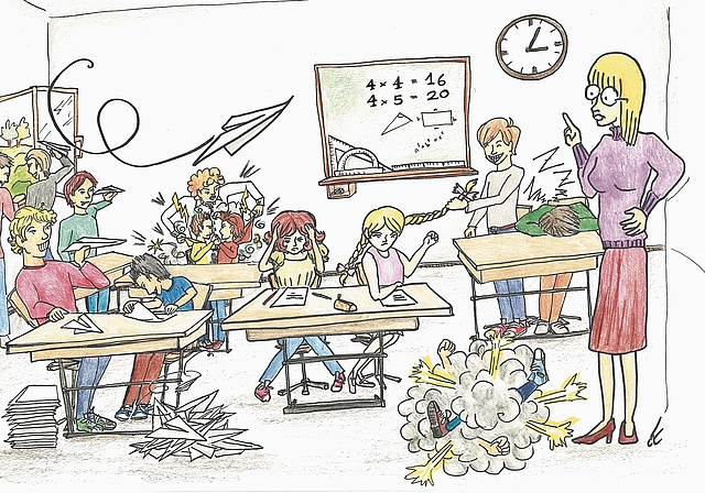 Vor Bundesgericht ist aktuell eine Beschwerde gegen eine Klassenzuteilung der Schule Hedingen hängig. (Illustration cle)