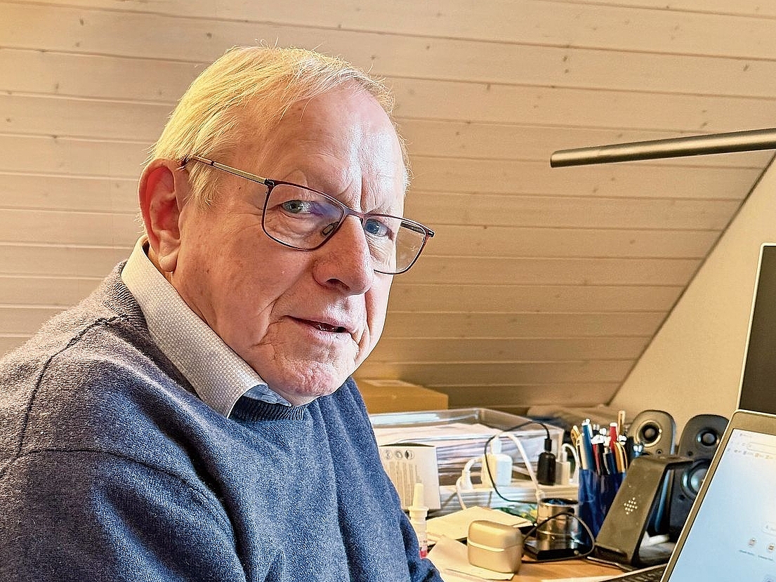 Hans-Ruedi Widmer, Präsident GVU, in seinem Büro. (Bild Brigitte Reemts Flum) Hans-Ruedi Widmer, Präsident GVU, in seinem Büro. (Bild Brigitte Reemts Flum)