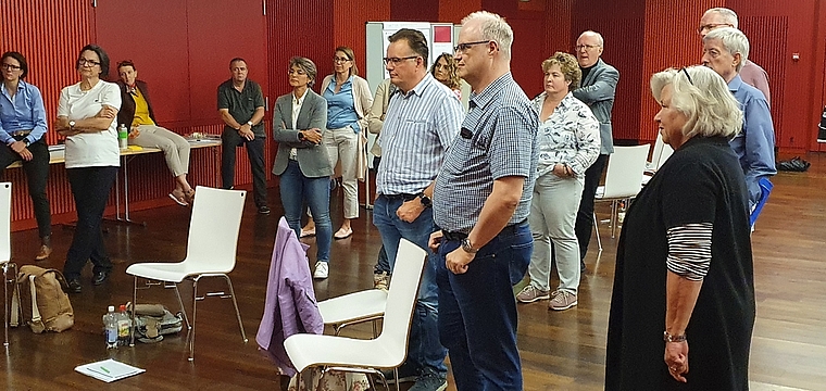 Workshop der Agsba-Kerngruppe im Kasinosaal Affoltern. (Bild zvg.)