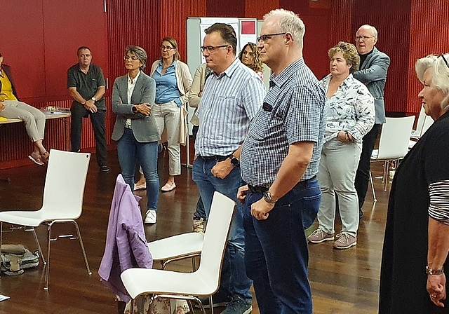 Workshop der Agsba-Kerngruppe im Kasinosaal Affoltern. (Bild zvg.)