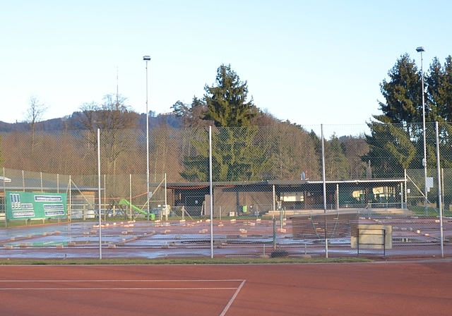 Die Tennisanlage im Ättenberg ist in die Jahre gekommen. (Bild Martin Mullis)