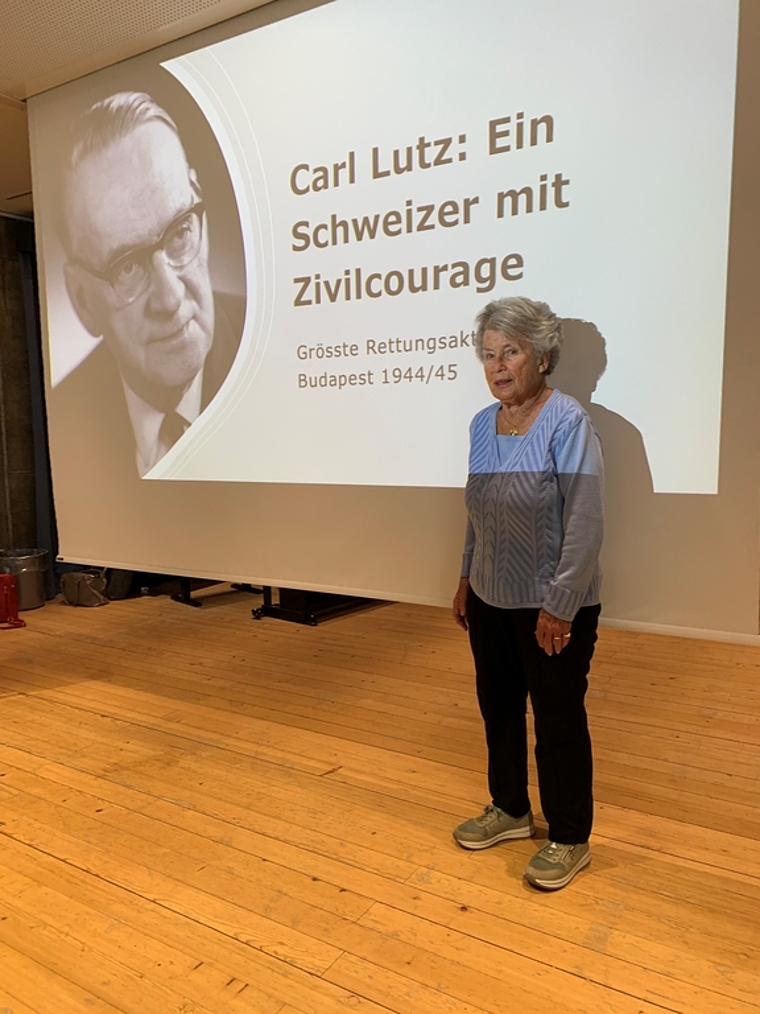 Agnes Hirschi überlebte dank ihrem Stiefvater, dem Schweizer Diplomaten Carl Lutz, den Holocaust. (Bild sts)