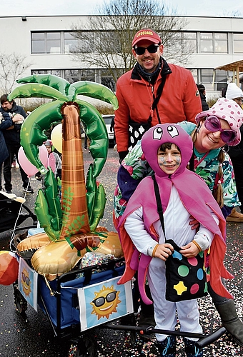 Tintenfisch mit eigener Insel.