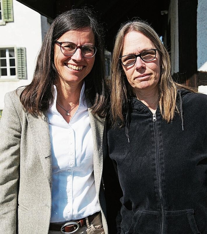 Zwei Frauen mit den Bestresultaten bei der Gemeinderatswahl: Arianne Moser mit 814 und Christina Kappeler mit 759 Stimmen. (Bild Urs E. Kneubühl)