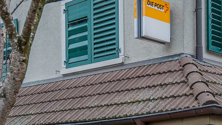 Die Poststelle in Hausen schliesst am 20. Mai endgültig. (Bild Salomon Schneider)