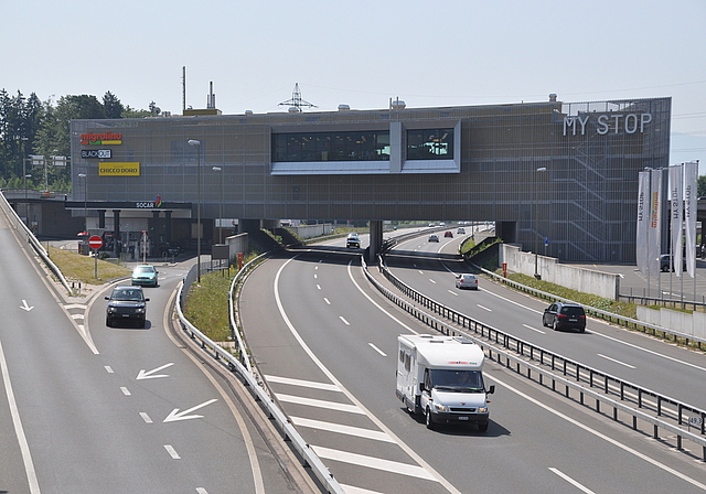 Soll unter den neuen Besitzern eine Autobahnraststätte bleiben: MyStop am Autobahnanschluss in Affoltern. (Bild Werner Schneiter)
