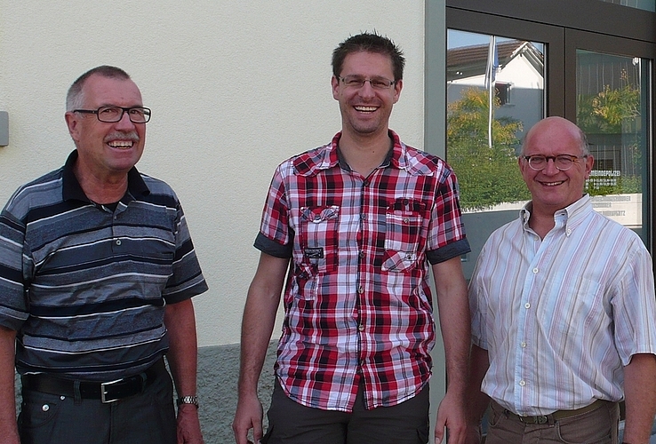 Die drei zertifizierten Energieberater, von links: Paul Alther, Mike Weber und Peter Ackermann.
