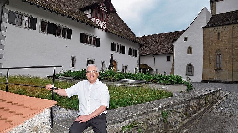 Langes Warten auf den Kantonsrat, der über den Beitrag aus dem Gemeinnützigen Fonds für die Revitalisierung und Entwicklung der Klosterdomäne entscheidet: Gerhard Gysel, Präsident der Kappelerpflege. (Bild Werner Schneiter)