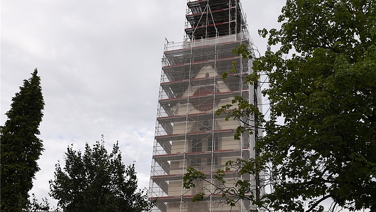 Während der Renovation erklingen die Glocken der reformierten Kirche Mettmenstetten nur zu besonderen Anlässen. (Bild Andrea Bolliger)