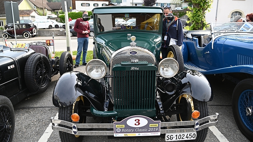 Der Ford Model A Baujahr 1928 mit Holzvergaser. Der Ford Model A Baujahr 1928 mit Holzvergaser.