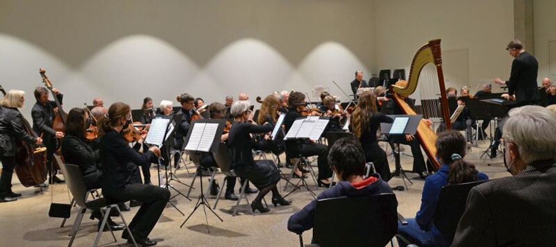 Endlich wieder Konzerte geben dürfen – die Orchestergesellschaft Affoltern spielte mit Kraft und Freude. (Bilder Susanne Crimi)