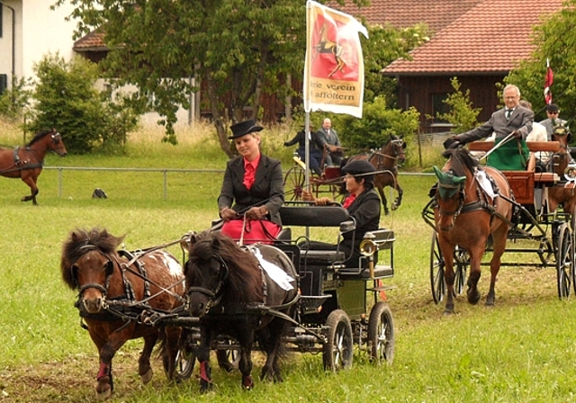 In Führung: Carole Streich (vorne) und die Equipe vom KVA. (Bild Brigitte Metzger)