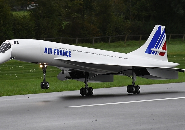 Ein Star des Flugtags hebt ab: die Concorde.<em> (Bilder Werner Schneiter)</em>
