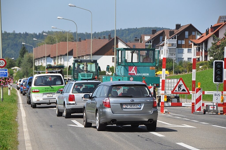 Von Affoltern Richtung Hedingen.
