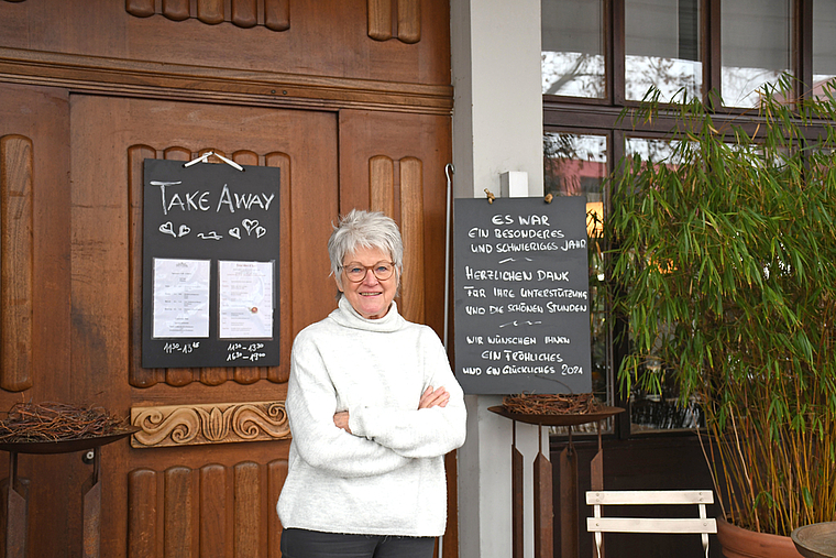 Els Imhof vom Restaurant Central hofft, dass sie mit den in Aussicht gestellten Geldern wenigstens ihre Fixkosten decken kann. (Bild Livia Häberling)