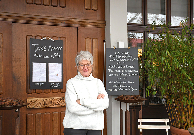 Els Imhof vom Restaurant Central hofft, dass sie mit den in Aussicht gestellten Geldern wenigstens ihre Fixkosten decken kann. (Bild Livia Häberling)