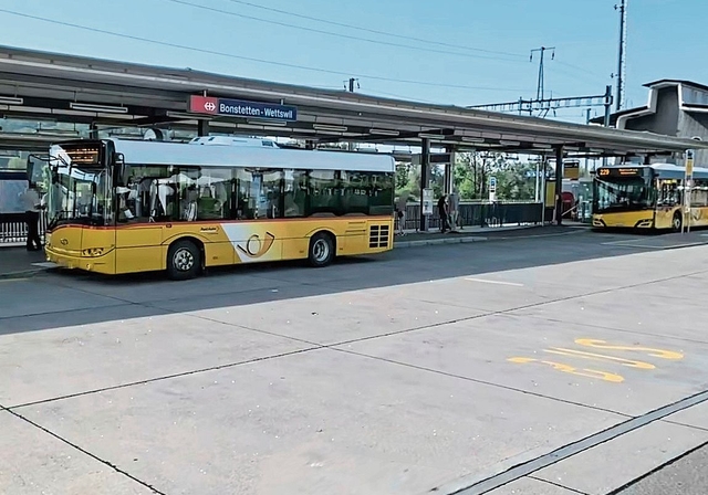 Der Unfall geschah am Bahnhof Bonstetten-Wettswil. (Bild Apple Maps)
