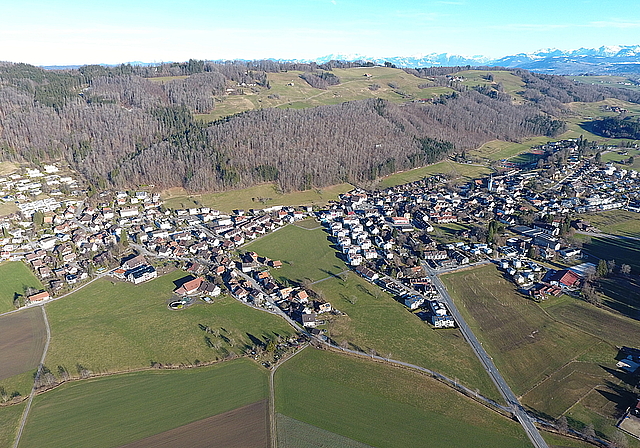 Schneidet im Säuliamt besonders gut ab: die Gemeinde Hausen.