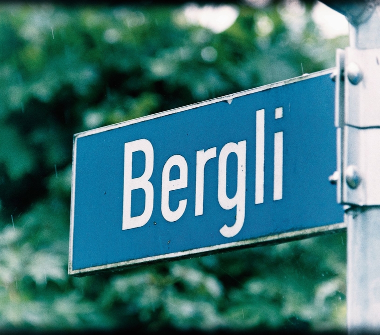 Strassenschild in Knonau: Auch hier versuchten die beiden Angeklagten, unverschlossene Autos zu öffnen, wobei sie von Überwachungskameras gefilmt wurden. Beute machten sie hier keine. (Bild Daniel Vaia)