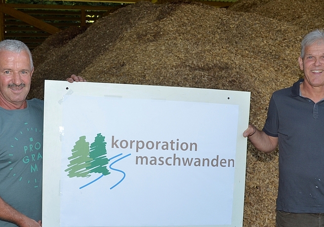 Stolz aufs neue Logo: Jean-Jacques Duperrex (links) und Markus Bühlmann. (Bild Martin Mullis)