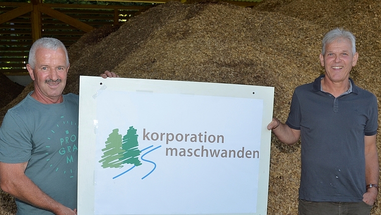 Stolz aufs neue Logo: Jean-Jacques Duperrex (links) und Markus Bühlmann. (Bild Martin Mullis)
