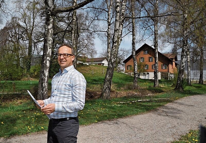 Architekt Erich Leutwyler ist mit der Baucontrolling AG Investor und Bauherr der Überbauung «Brauipark» in Affoltern. 
