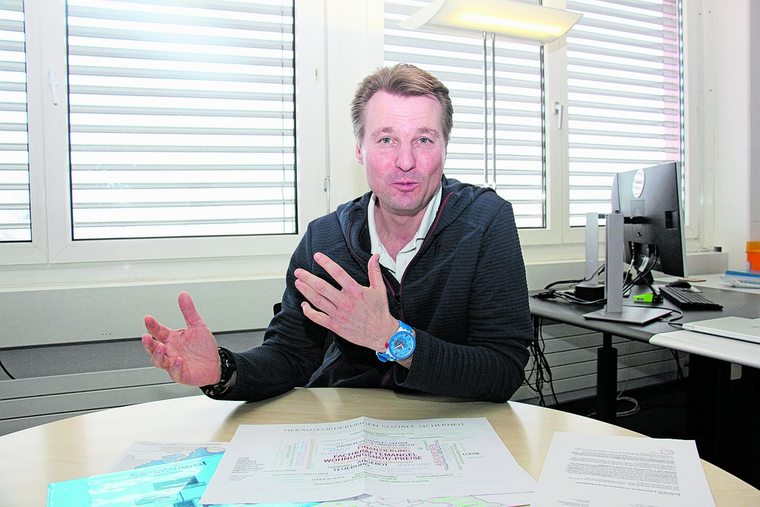 Dankbar für die «pragmatische und zielführende Zusammenarbeit»: Alexander Schibli, Geschäftsführer des Sozialdienstes Bezirk Affoltern. (Bild Florian Hofer)