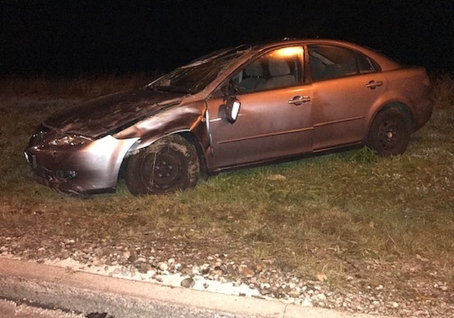 Der Unfallwagen hat sich überschlagen. (Bild Kapo ZH)