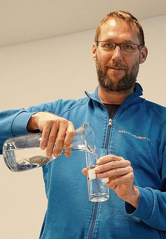 David Nietlispach ist Betriebsleiter der Wasserversorgungs-Genossenschaft Affoltern. (Bild Luc Müller)
