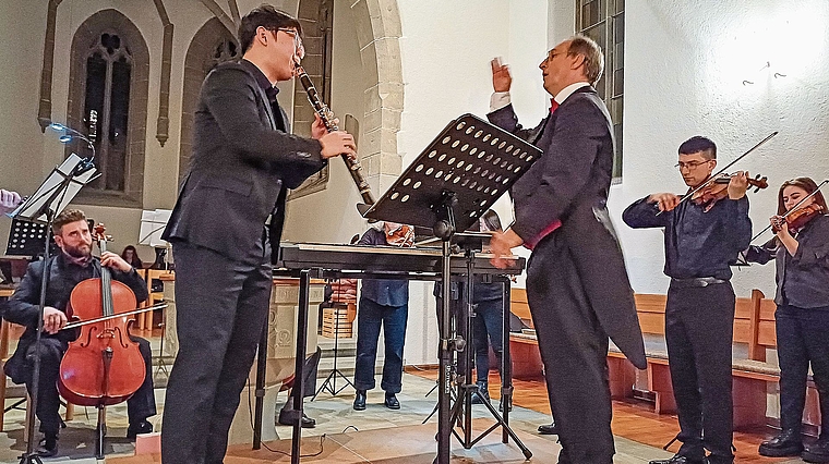 Das Beobachten der Augensprache im Orchester ist faszinierend. (Bild Regula Zellweger)