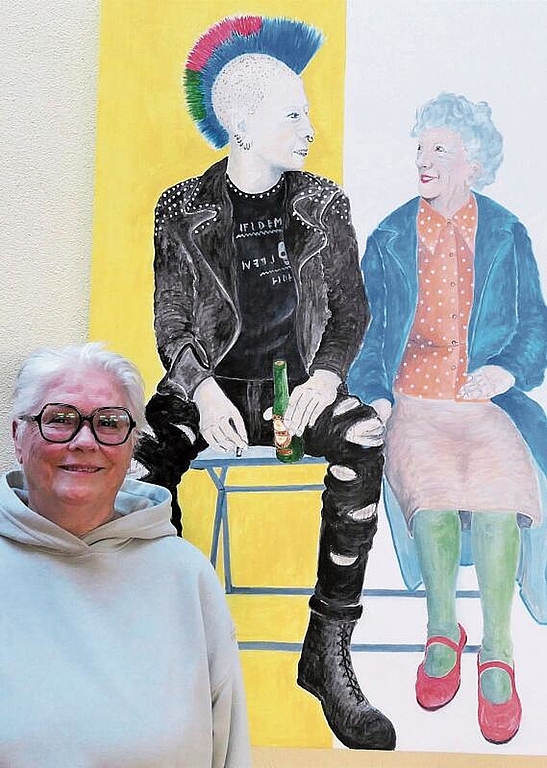 Lächelnde Verbundenheit zwischen Grossmutter und Enkel – man muss nicht gleich ticken, um sich zu mögen.
Die Bilder von Angela Höhn erzählen Geschichten. (Bild Regula Zellweger)