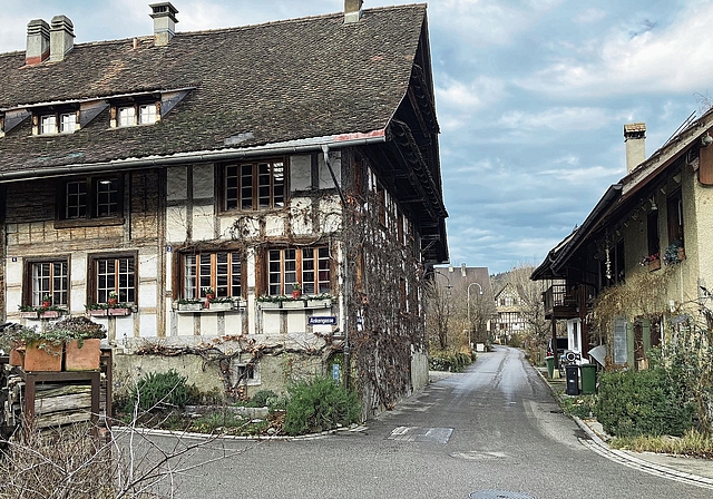 Altehrwürdige Häuser an der Ankengasse und im Winkel. (Bilder Marianne Voss)