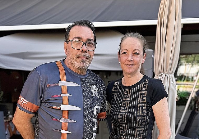 Die Pächter des «Laternenstüblis» in Affoltern, Luciano Ponzo und Katrin Hübner, übernehmen das «Rütli» in Obfelden. (Bild Dominik Stierli)