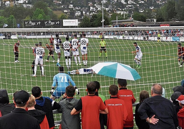 Der FC WB freut sich auf ein tolles Fest; wie 2022 beim Cupschlager gegen den Grasshopper Club. (Bild Kaspar Köchli)