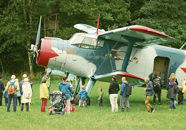 Die Antonov AN-2 war am Fest einer der Hingucker. (Bild Mohammed Chahin)