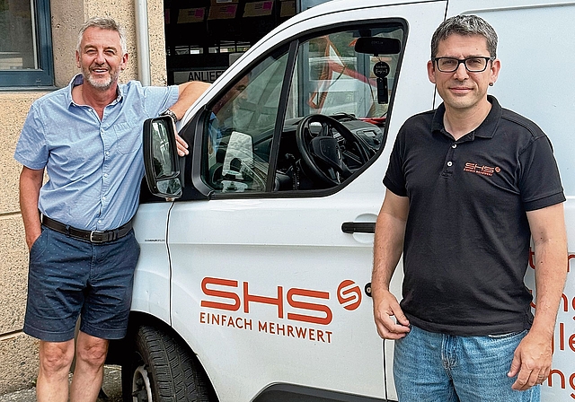 Die Co-Geschäftsführung der SHS Haustechnik AG - Peter Feuz (links) und Markus Steuble (rechts). (Bilder Brigitte Reemts Flum)