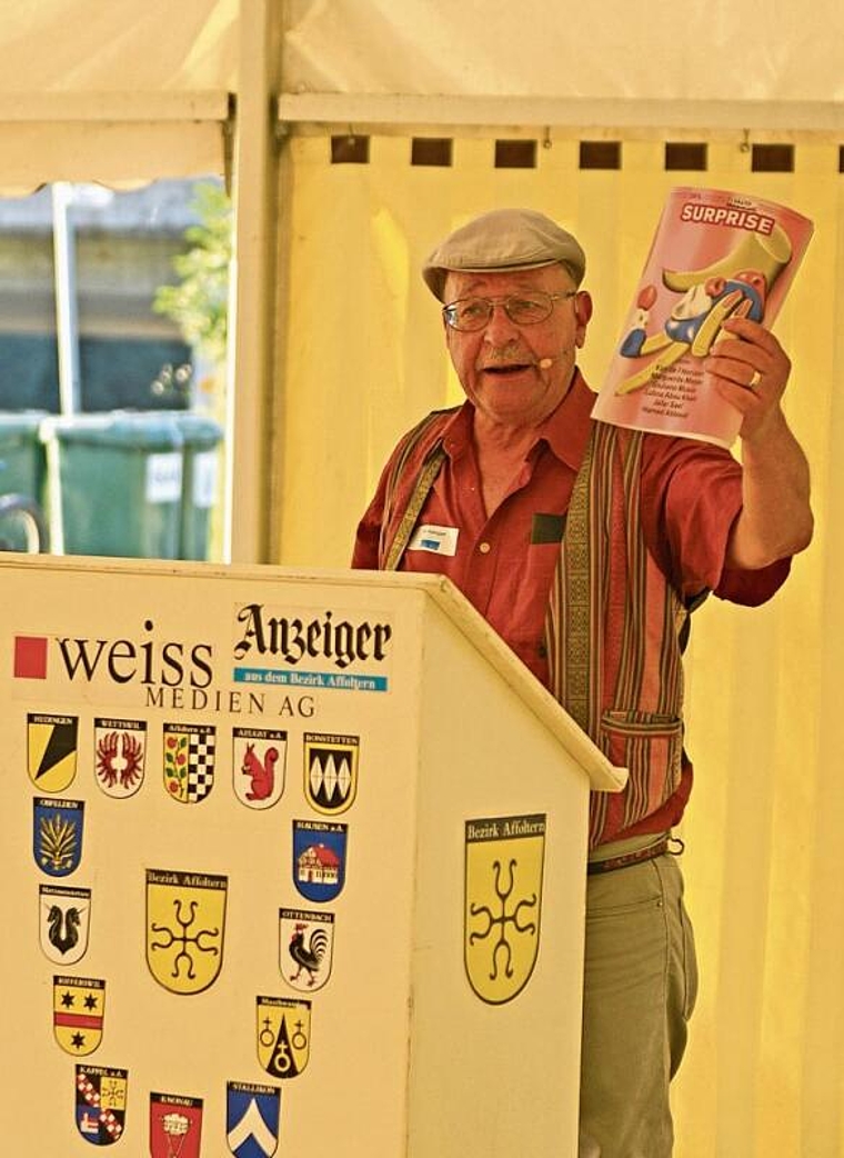 Gab Einblicke in seinen Arbeitsalltag: Gastreferent Urs Habegger. (Bild Salomon Schneider)