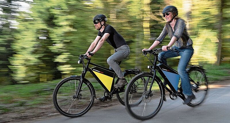Der wachsenden Beliebtheit des E-Bike-Fahrens mit einer passenden Veloverkehrsinfrastruktur Rechnung tragen. (Bild Martin Platter)