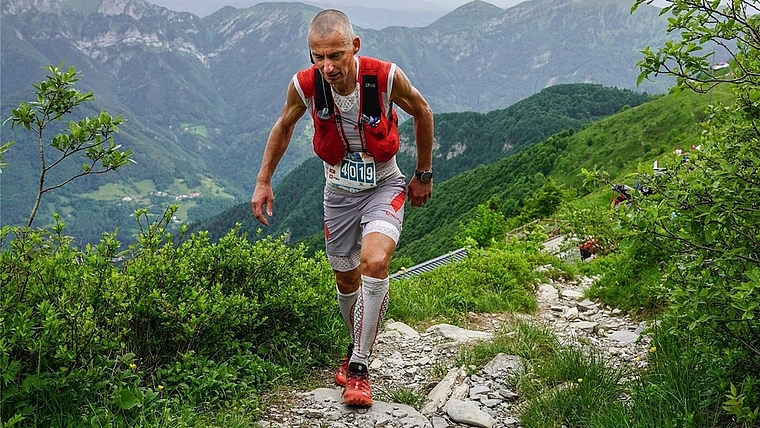 Während mancher Ultra-Trail-Rennen ist Adrian Brennwald bis zu 30 Stunden nonstop auf den Beinen. <em>(Bild zvg.)</em>