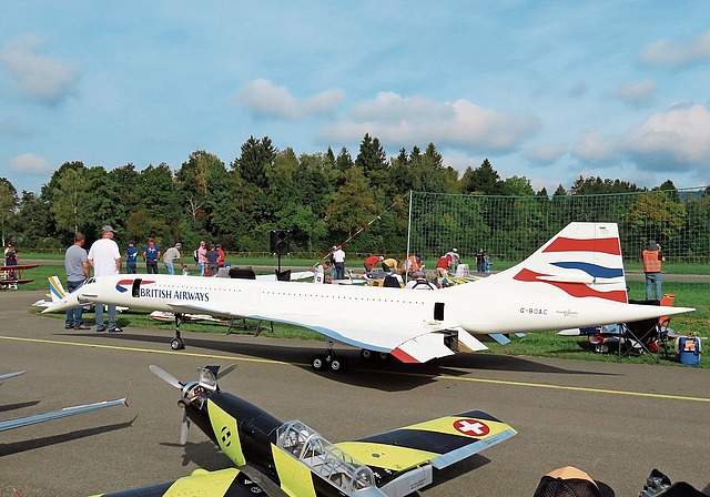 Die «Concorde» von Otto Widlroither zog besonders viele Blicke auf sich. (Bilder Marcus Weiss)